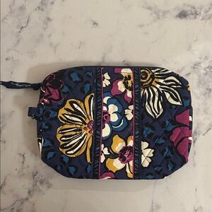Vera Bradley Floral Pattern Medium Size Cosmetic  Bag
